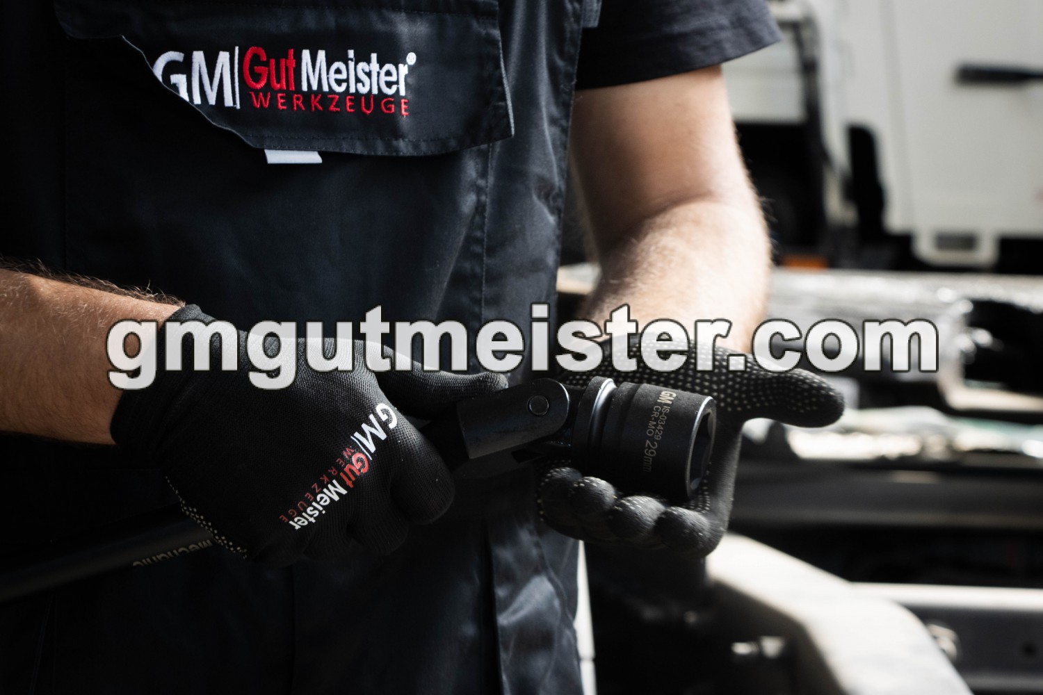 НАБІР ГОЛОВОК ТОРЦЕВИХ УДАРНИХ GUT MECHANIC 3/4" З ТРЕЩІТКОЮ ТА ВОРОТКАМИ 25ШТ ISS13425 - фото 13